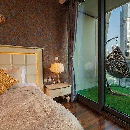 First Class 3Br With Full Burj Khalifa And Fountain View Дубай Екстер'єр фото